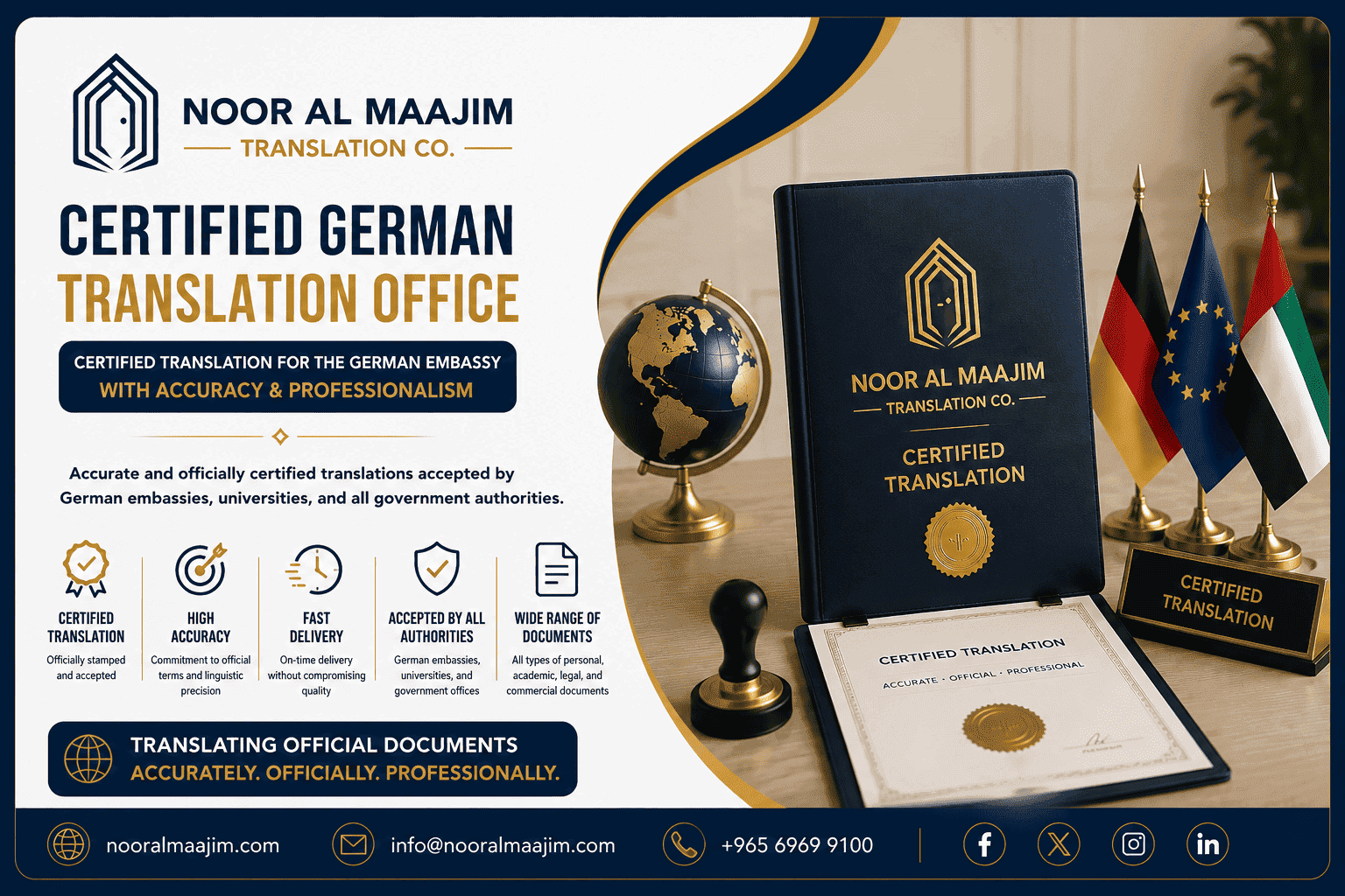 Certified German Translation Office