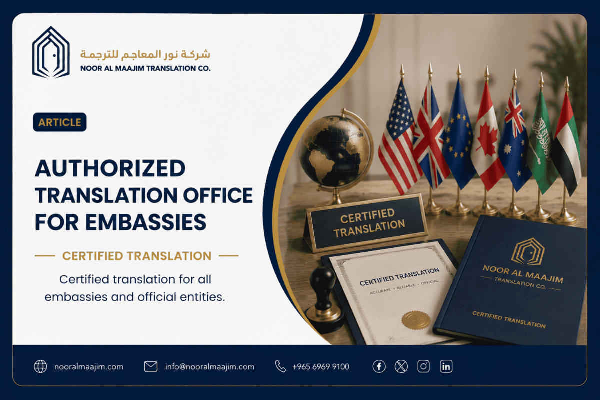 Certified Translation Office for Embassies
