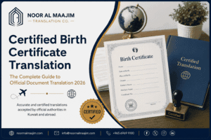 Birth Certificate Translation