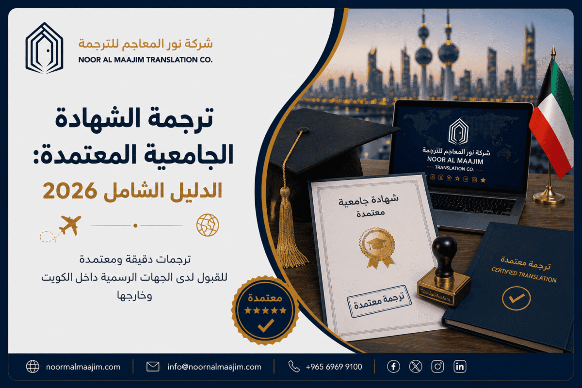 ترجمة الشهادة الجامعية
