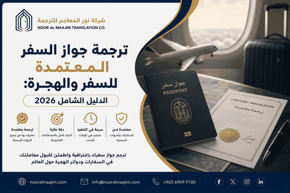 ترجمة جواز السفر