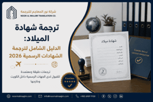 ترجمة شهادة الميلاد