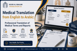 Medical Translation from English to Arabic