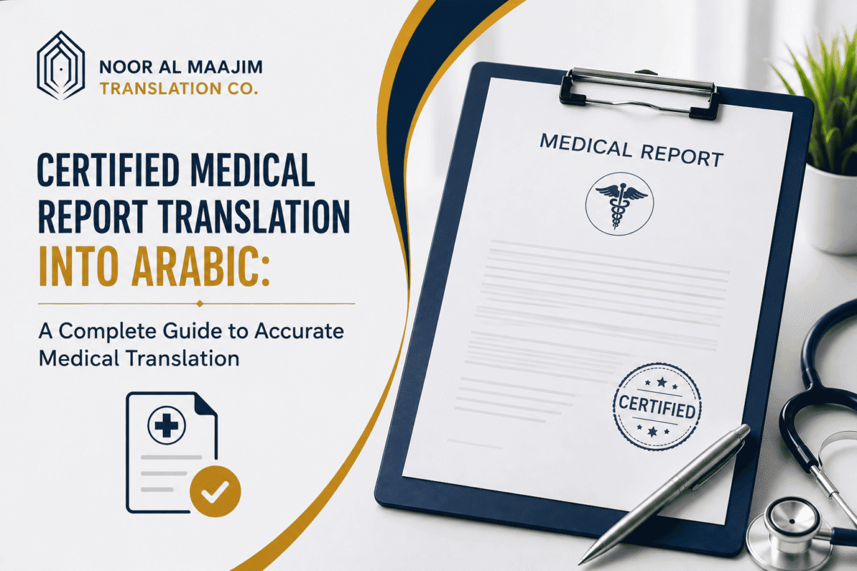 Certified MR Translation into Arabic