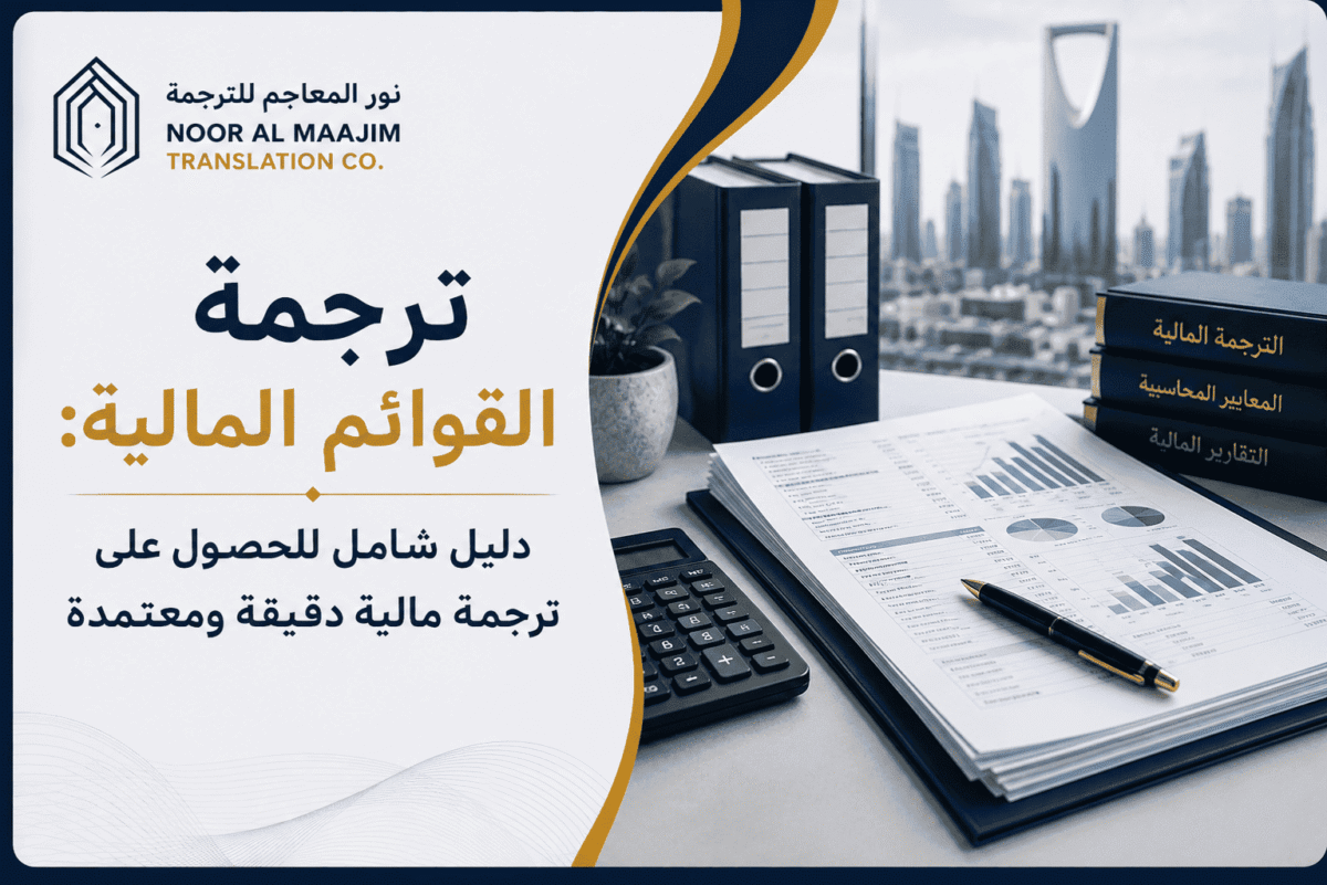 ترجمة القوائم المالية