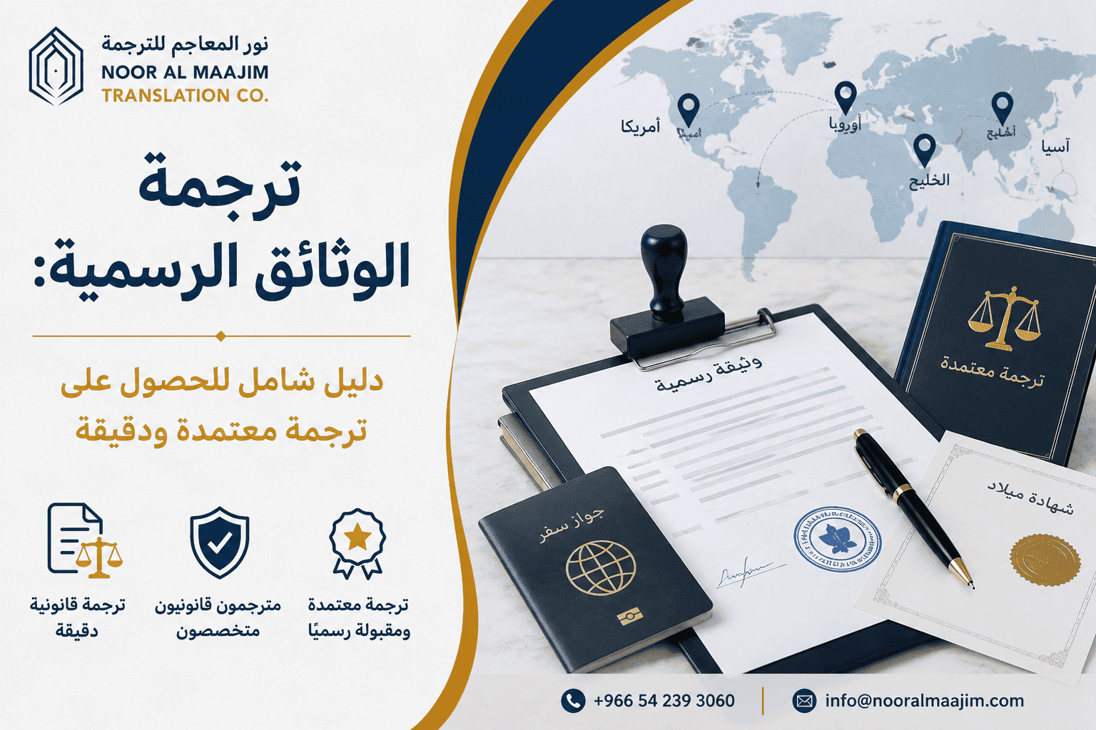 ترجمة الوثائق الرسمية