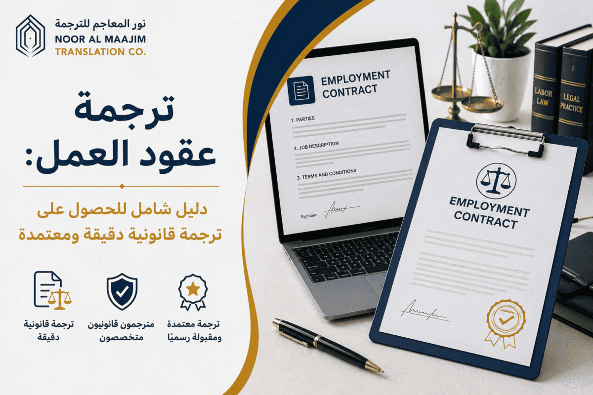 ترجمة عقود العمل