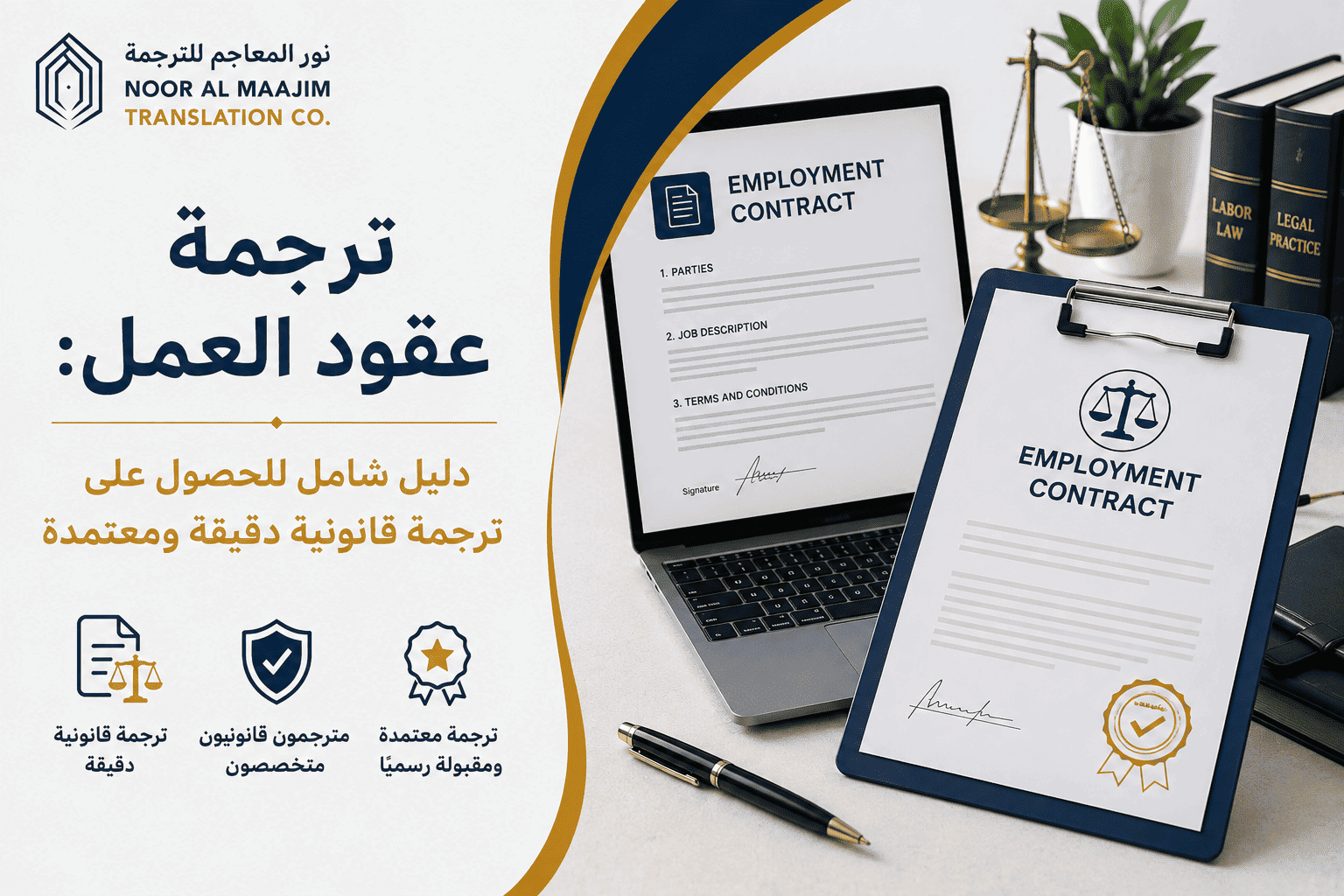 ترجمة عقود العمل