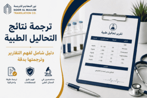 ترجمة نتائج التحاليل الطبية