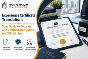 Experience Certificate Translation