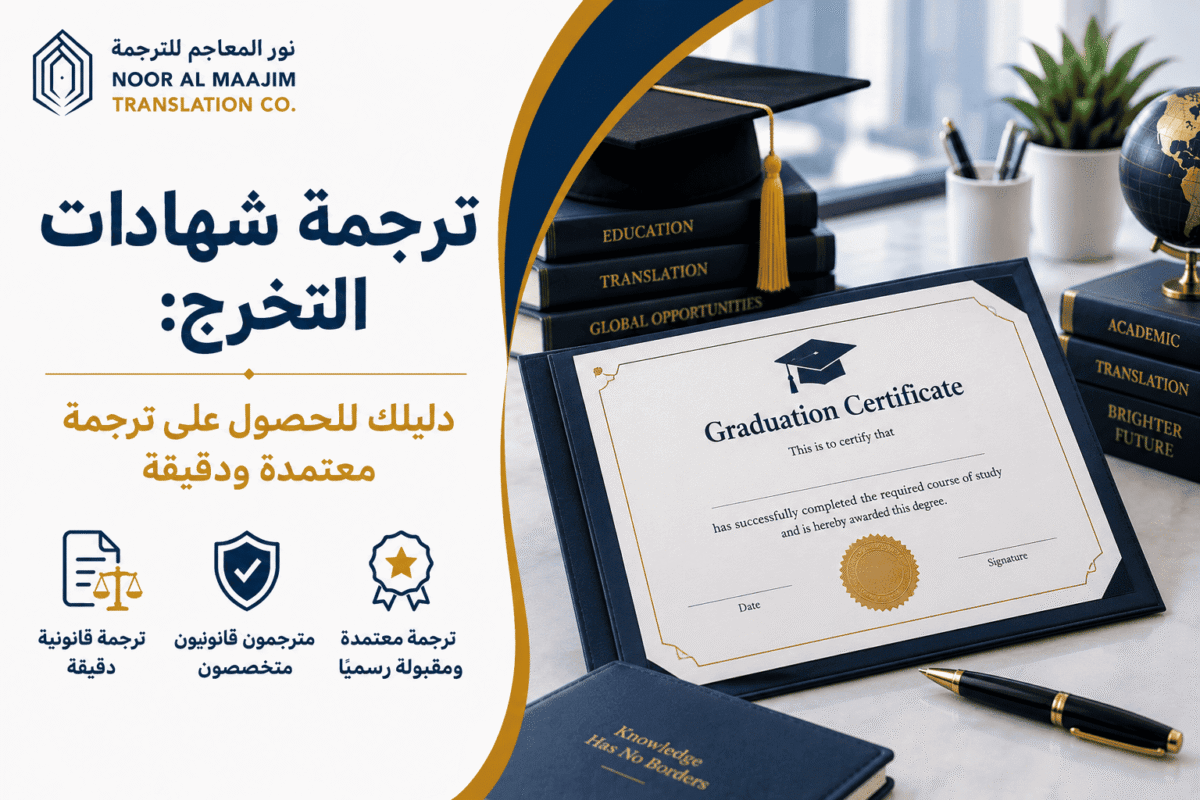 ترجمة شهادات التخرج