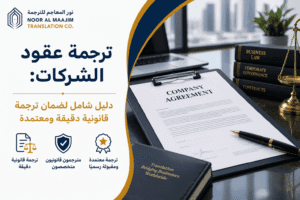ترجمة عقود الشركات